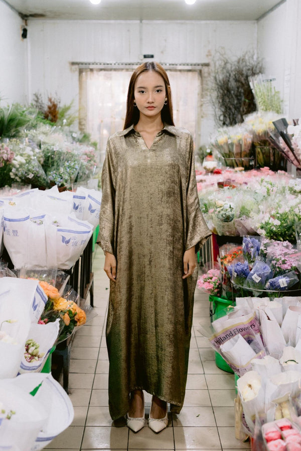 Naylaa Caftan in Amber