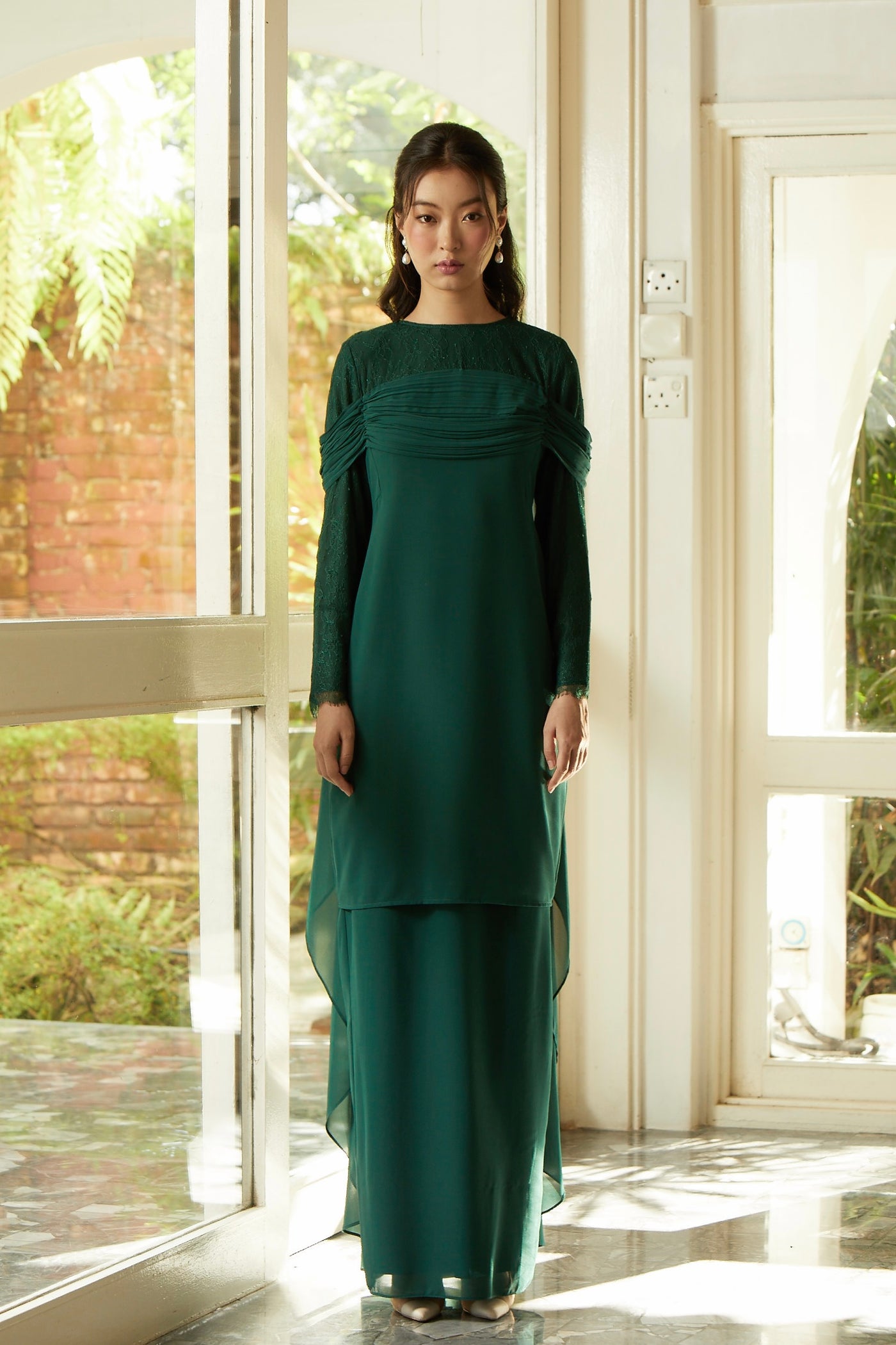 PAWANA IN EMERALD GREEN – FuzanaM